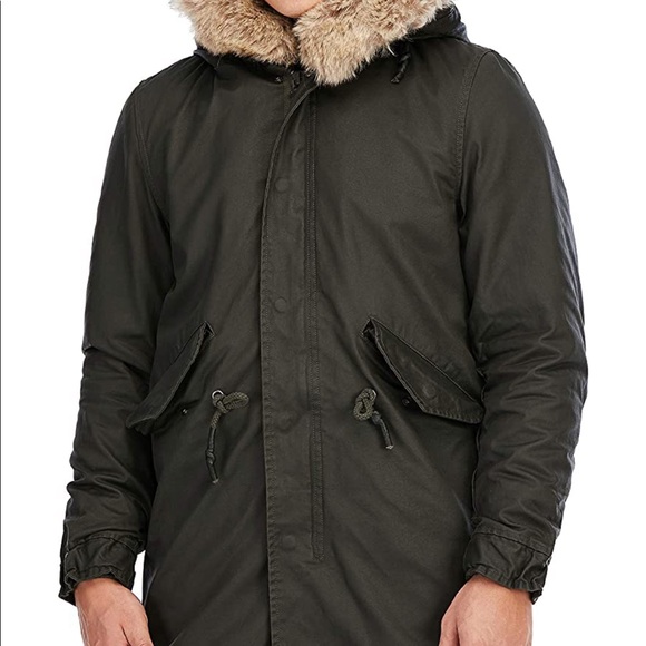 TIENFOOK SMALL Men Parka Jacket Winter Coat - Picture 3 of 5